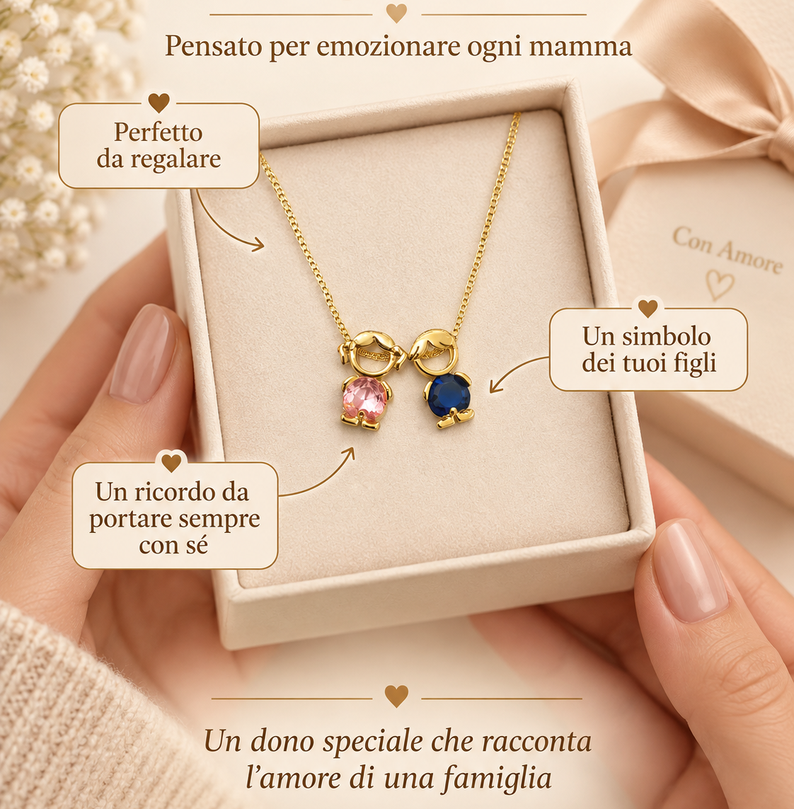 Collana dei Figli — Sempre Vicini al Cuore